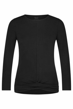 Zora longsleeve yoga top – Urban Black from Urban Goddess