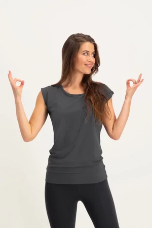 Asana Yoga Tee – Ash from Urban Goddess