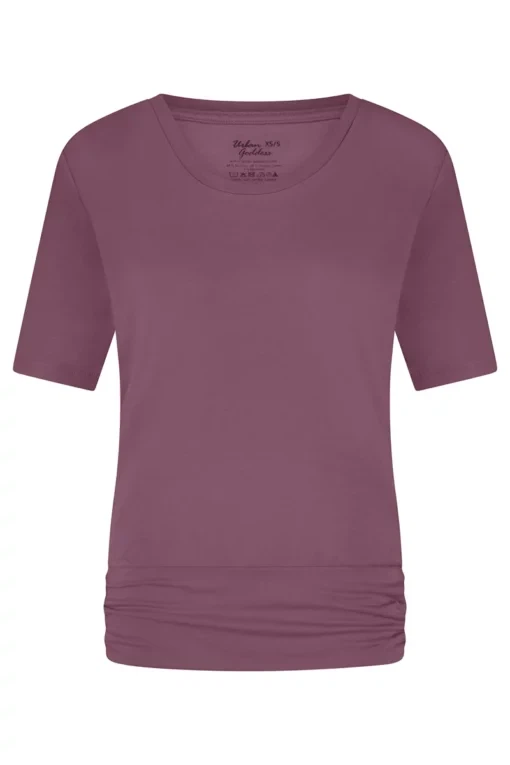 Kami Yoga Tee – Mauve from Urban Goddess