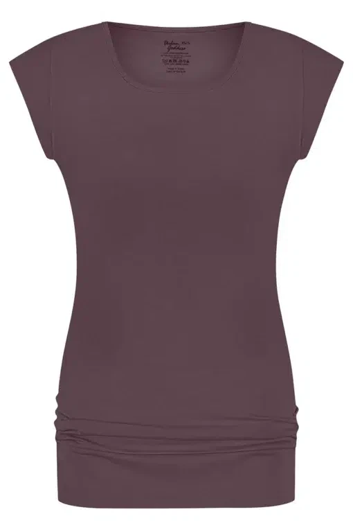 Asana Yoga Tee – Berry from Urban Goddess