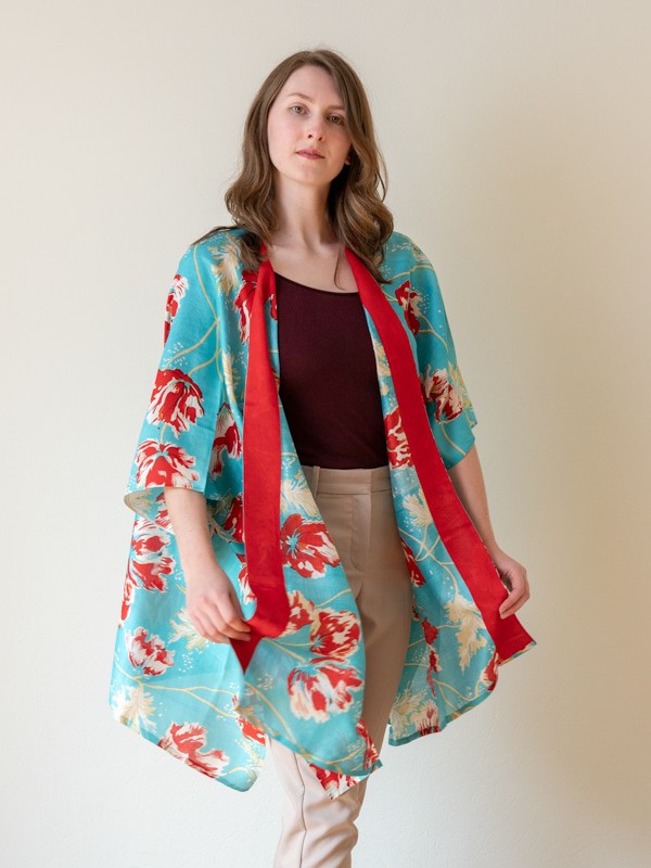 Organic Silk Kimono-Opal from Urban Medley