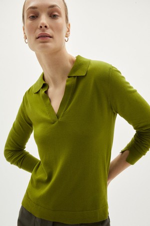 The Organic Cotton Lightweight Polo - Kiwi Green from Urbankissed