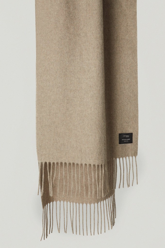 The Upcycled Cashmere Scarf - Natural Beige from Urbankissed