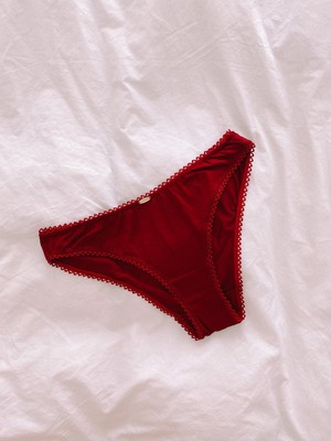 Bamboo Bikini Brief - Red from Urbankissed