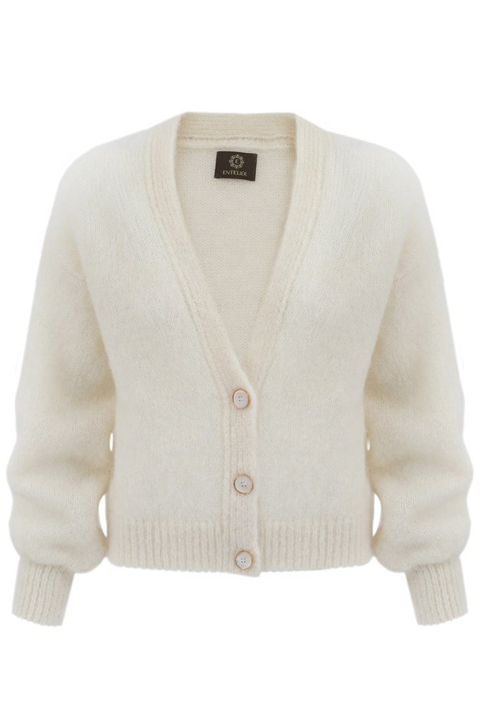 Cardigan Mia Mohair Ecru from Urbankissed