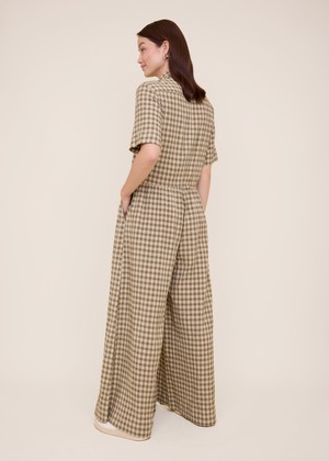 Wide cotton mix jumpsuit from Vanilia