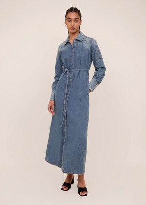 Denim midi jurk from Vanilia