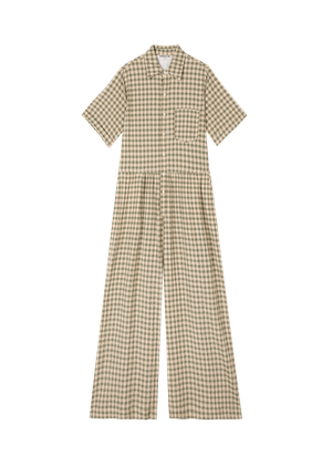 Wide cotton mix jumpsuit from Vanilia