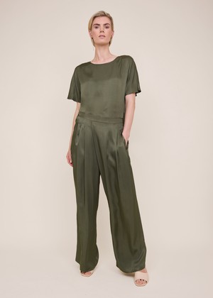 Satin wrap trousers from Vanilia