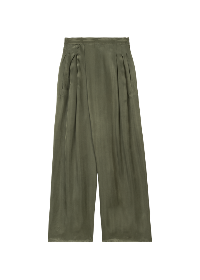 Satin wrap trousers from Vanilia