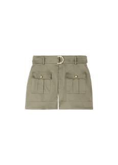 Pocket cotton shorts via Vanilia
