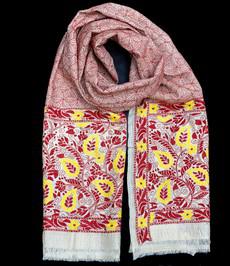 Nakshi Kantha shawl Lilac Delight via Via India