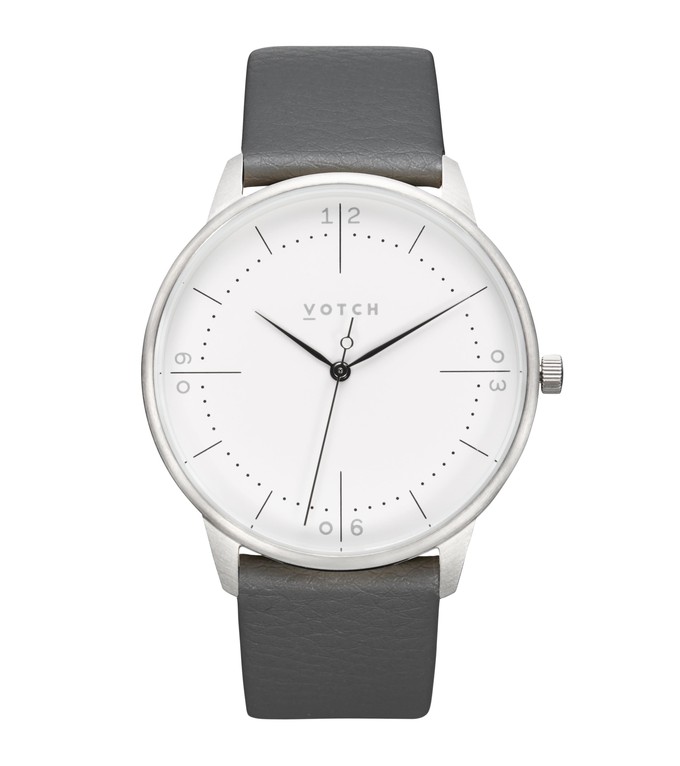 Silver & Slate Grey Watch | Aalto from Votch