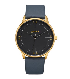 Gold & Navy with Black Watch | Aalto from Votch