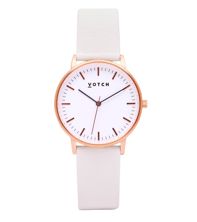 Rose Gold & Off White Watch | Moment from Votch