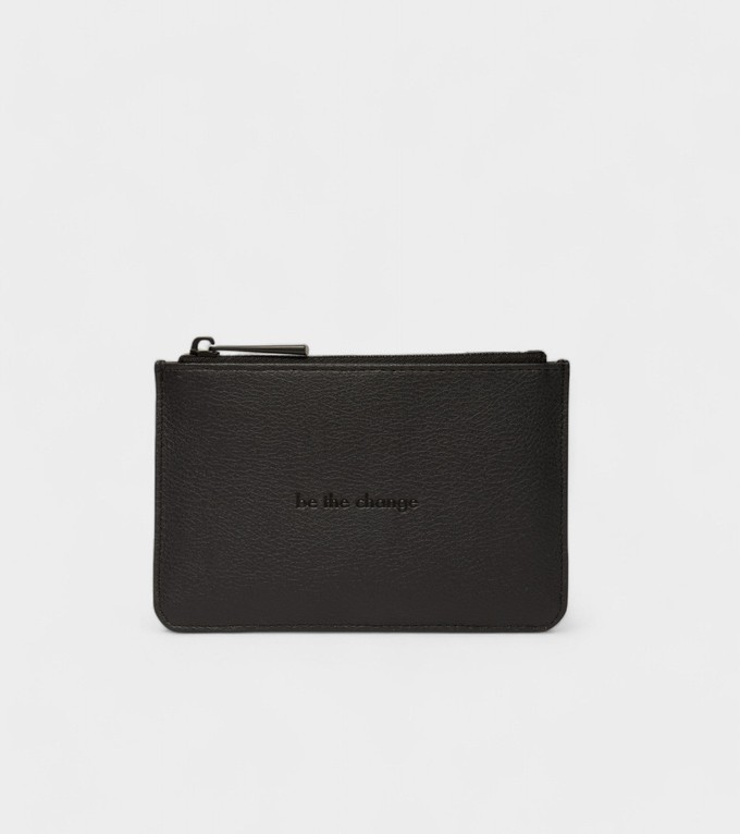 AppleSkin All Black Card Holder | Classic Essentials from Votch