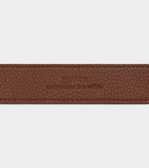 Milo Vegan Bio-Based Bamboo Contrast belt in black from Votch