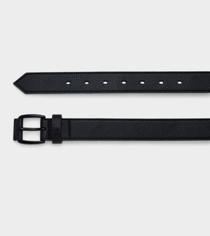 Milo Vegan Bio-Based Bamboo Contrast belt in black from Votch