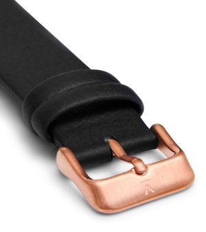 Black with brushed rose gold buckle | 20mm from Votch