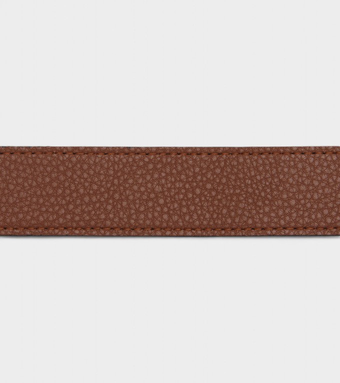 Olive Vegan Bio-Based Bamboo Classic belt in brown from Votch