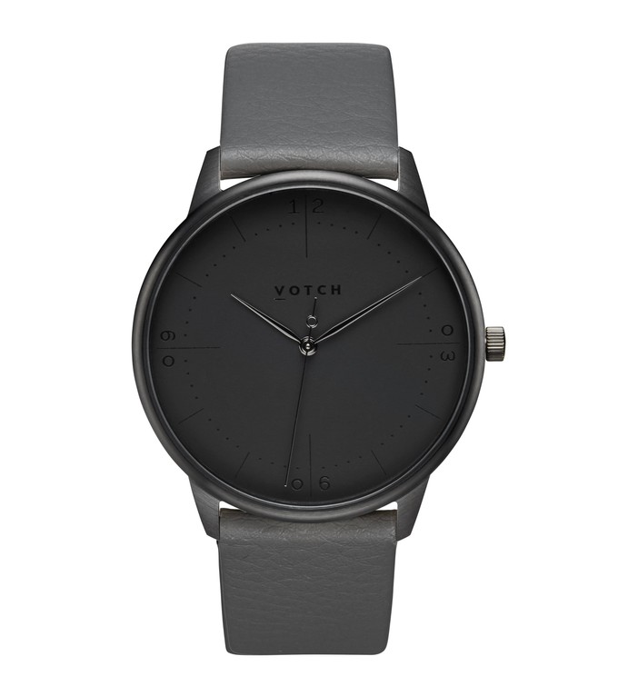 Black & Slate Grey with Black Watch | Aalto from Votch