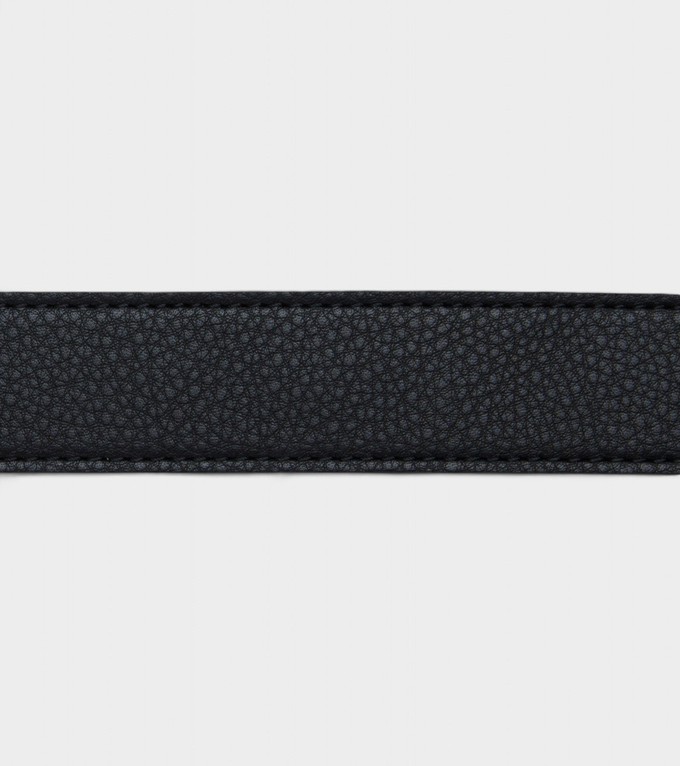 Olive Vegan Bio-Based Bamboo Classic belt in black from Votch