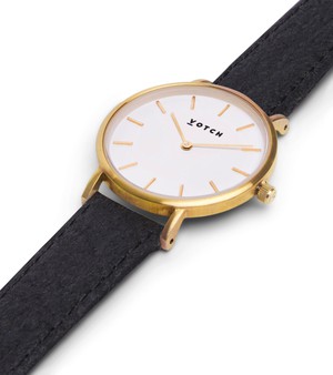 Gold & Piñatex Watch | Petite from Votch