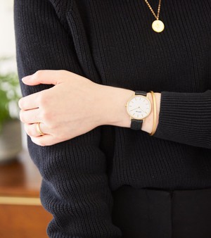 Gold & Piñatex Watch | Petite from Votch