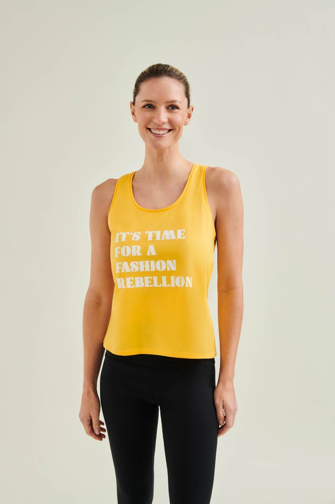 Racer Tank with Print - Sunshine from Wellicious