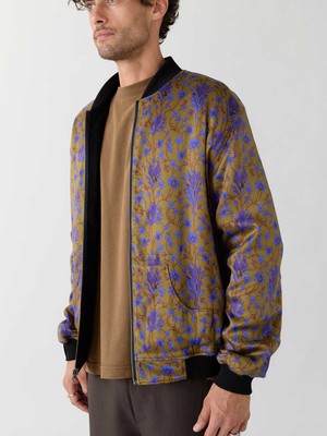 dragonfly/black Reversible Bomber Corduroy from Yahmo