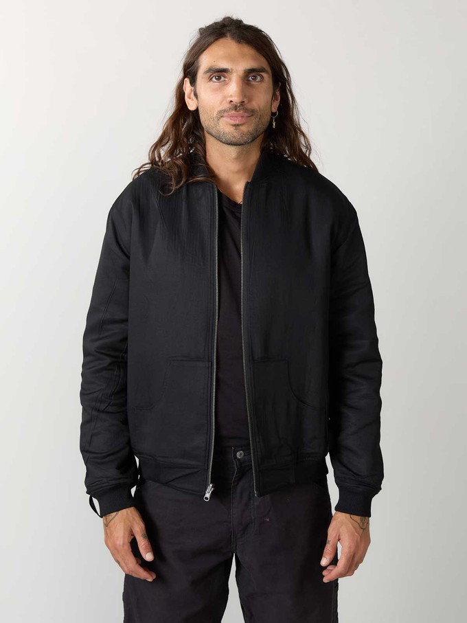 ink/black Reversible Sofa Bomber from Yahmo