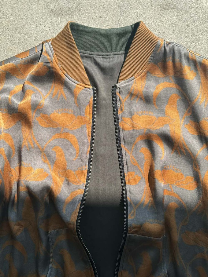 nouveau/pine Reversible Bomber from Yahmo