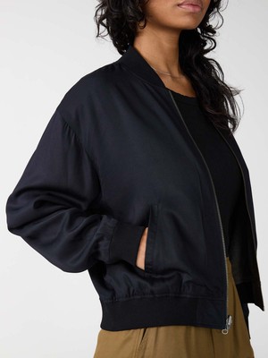 moss/black Lene Reversible Bomber Jacket from Yahmo