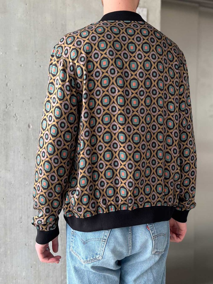 kaleidoscope/black Reversible Bomber from Yahmo