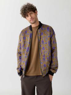 dragonfly/black Reversible Bomber Corduroy via Yahmo