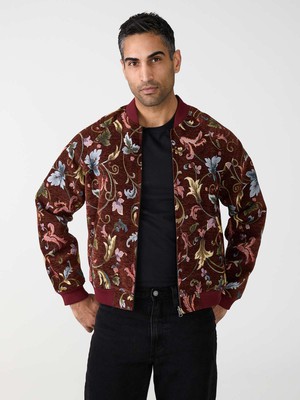 rosie/wine Bruno Reversible Bomber Jacket from Yahmo