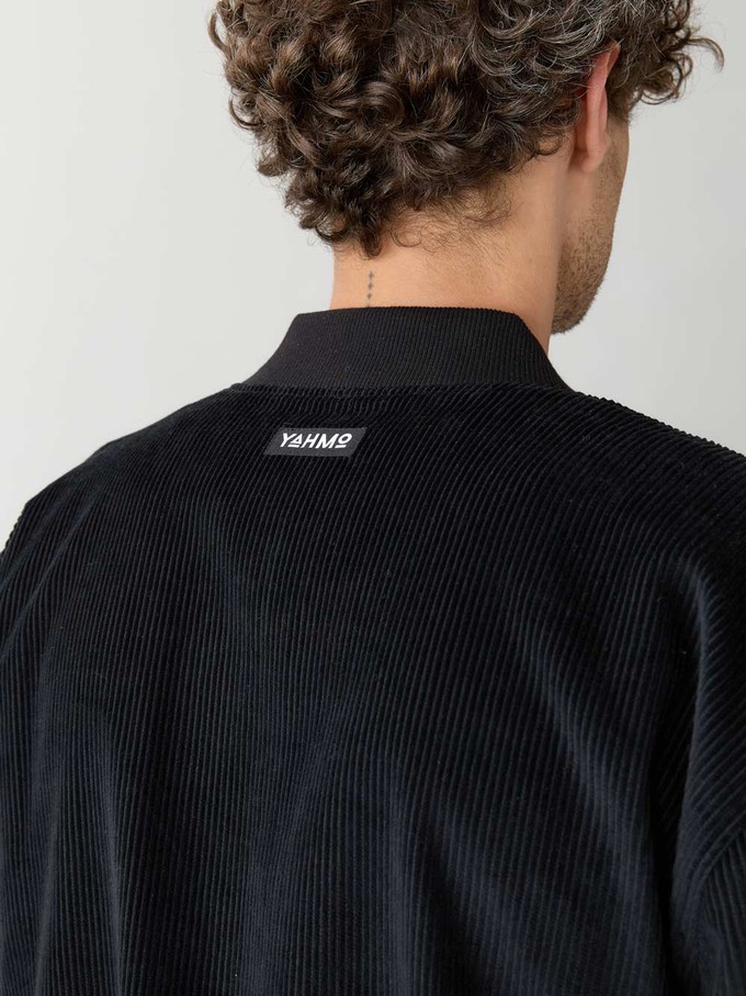 dragonfly/black Reversible Bomber Corduroy from Yahmo