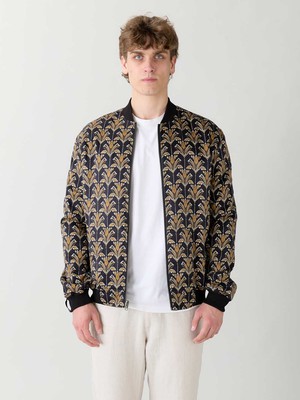 papyrus/navy Reversible Bomber Corduroy from Yahmo