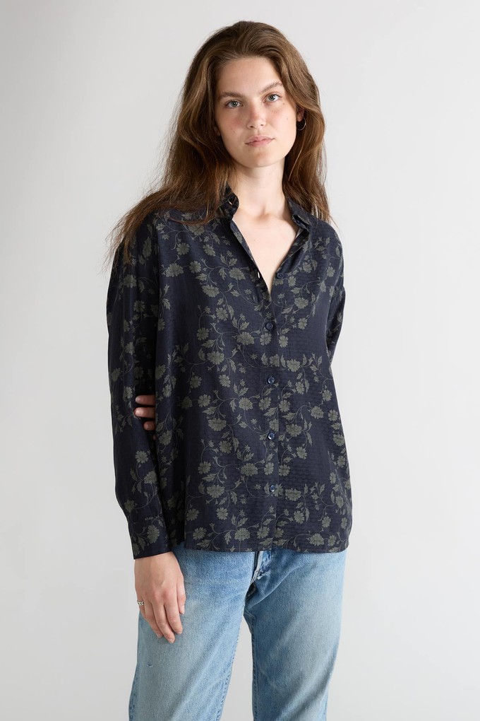 midnight Better-Than-Silk Shirt from Yahmo