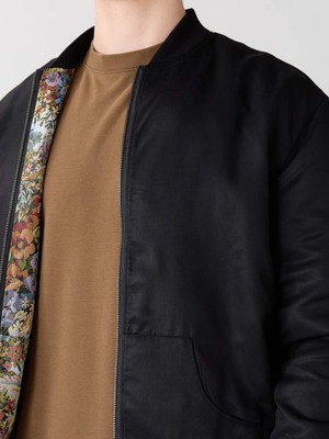 bouquet/black Reversible Sofa Bomber from Yahmo