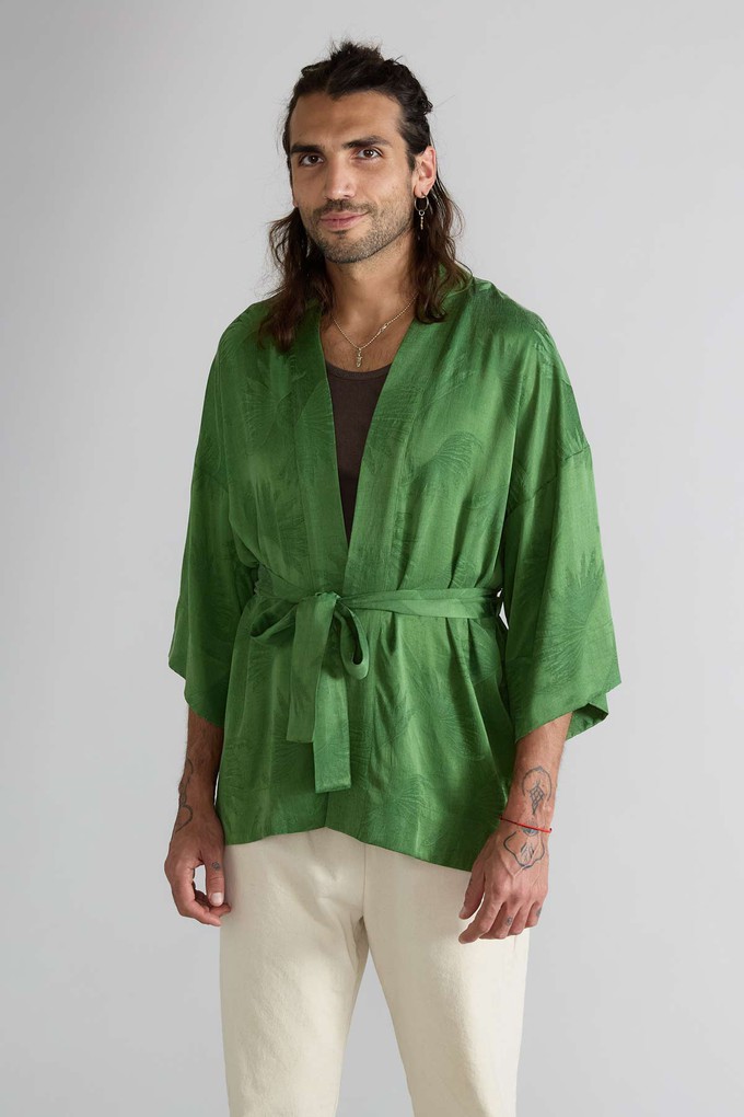 matcha Luxurious Everyday Kimono from Yahmo