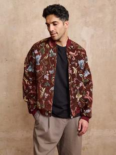 rosie/wine Bruno Reversible Bomber Jacket via Yahmo