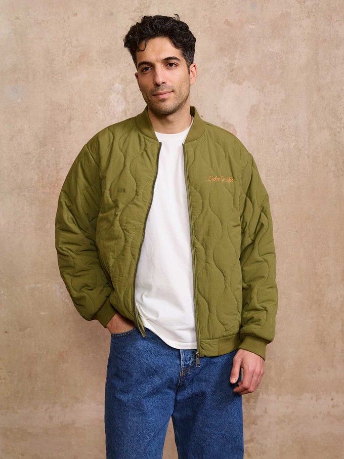 Kurt Quilted Bomber Jacket from Yahmo