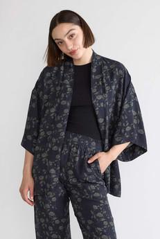 midnight Luxurious Everyday Kimono via Yahmo