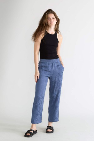 zen indigo Luxurious Everyday Pants from Yahmo