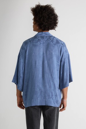 zen indigo Luxurious Everyday Kimono from Yahmo