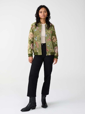 garden/wine Jette Reversible Bomber Jacket from Yahmo