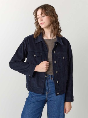 navy Corduroy Jacket from Yahmo