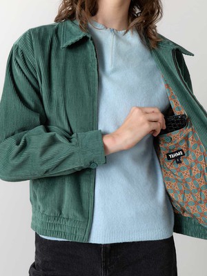 teal Corduroy Jacket from Yahmo