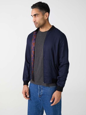 moka/navy Reversible Bomber from Yahmo